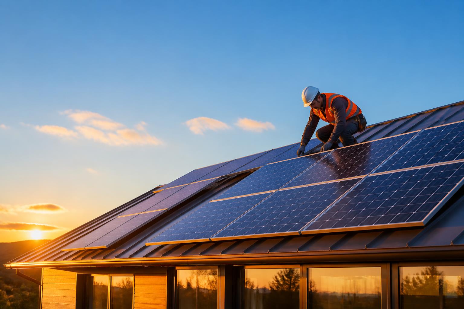 Capa do modelo de landing page para Energia Solar